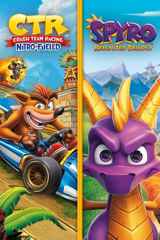 Crash Team Racing Nitro-Fueled + Spyro Game Bundle