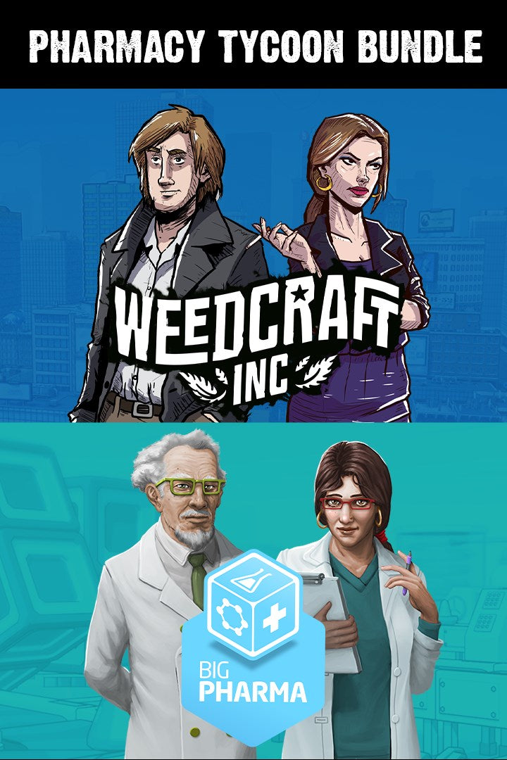 Weedcraft Inc &amp; Big Pharm Pharmacy Tycoon Bundle